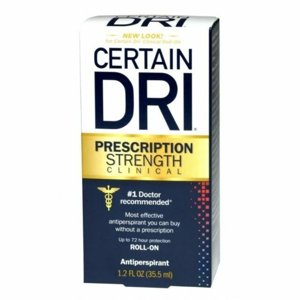 Certain Dri CD-RO-6P Clinical Antiperspirant Roll on - 1.2 oz